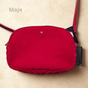 Maje Vibrant Red Crossbody Bag